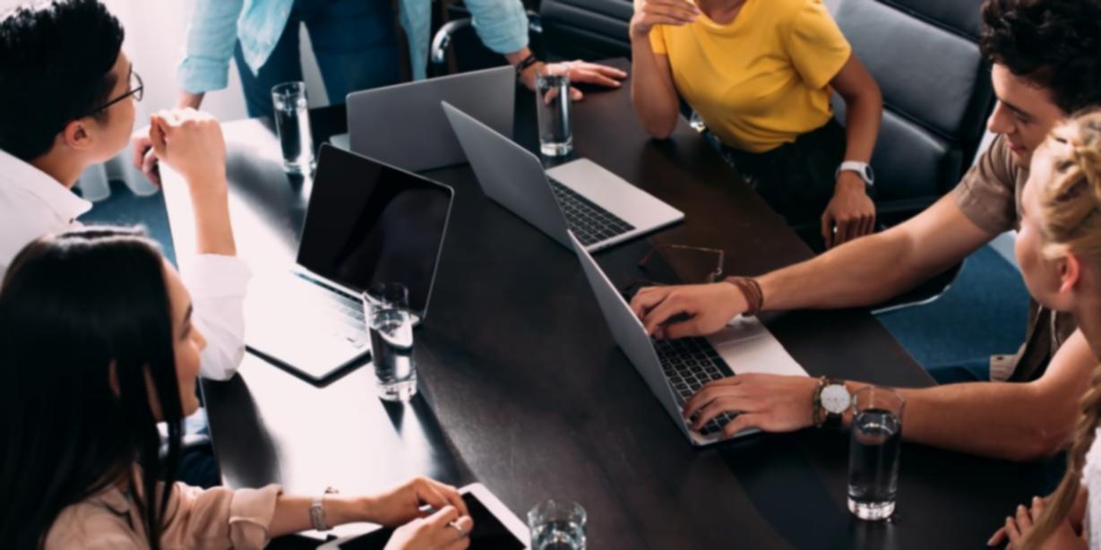 Deltager arbejder med budgetark under et live webinar
